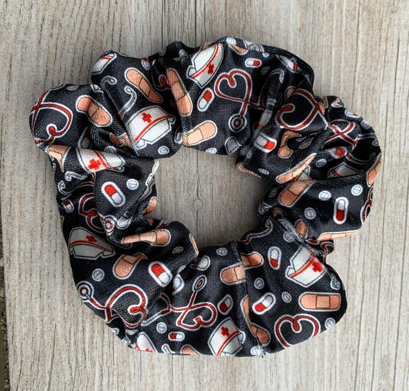 Infinity Collection Nurse Scrunchie, Hair Ties, and Nursing Elastics Gift - Image 2